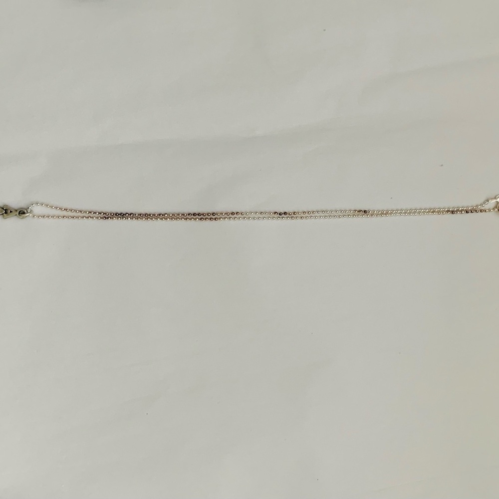 STERLING SORORITY Alpha Delta Pi Vertical Silver Necklace ADPI NIB VINTAGE - Picture 11 of 15